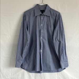 Men's Blue Checkered Shirt